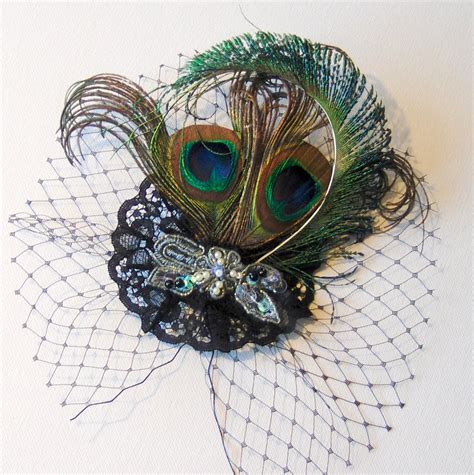 Peacock Feather Fascinator On Luulla