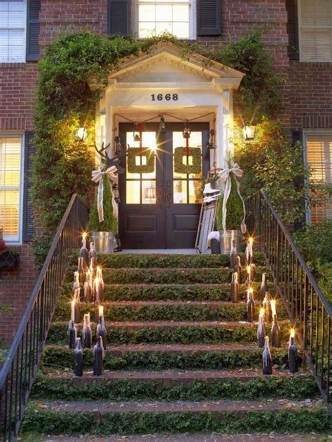 40 Cool Christmas Porch Decorations Ideas Interior Vogue