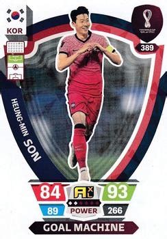 World Cup Mistrovstv Sv Ta Heung Min Son South Korea Panini