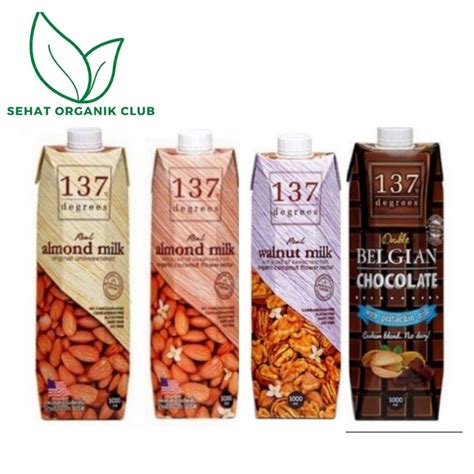 Jual 137 Degrees Almond Milk Original With Coconut Flower 1000 Ml 137