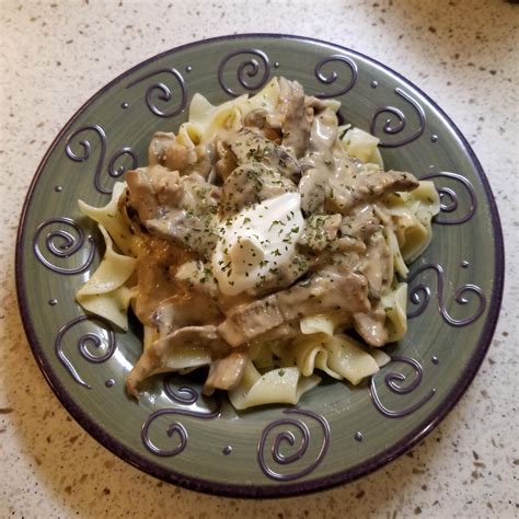 Beef Stroganoff With Egg Noodles R Tonightsdinner