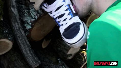 Gay Shoe Licking Domination Sneakers