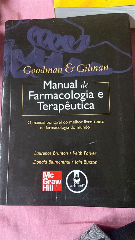 Manual De Farmacologia Goodman E Gilman Item Info Eletro Artmed