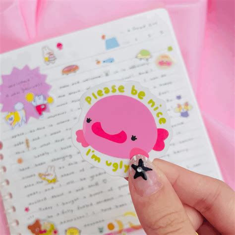 Pretty Blob Fish Sticker — Shop Tifffnay!