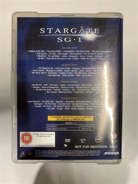 Stargate SG 1 Complete Boxset Season 1 10 Ark Of Truth Continuum