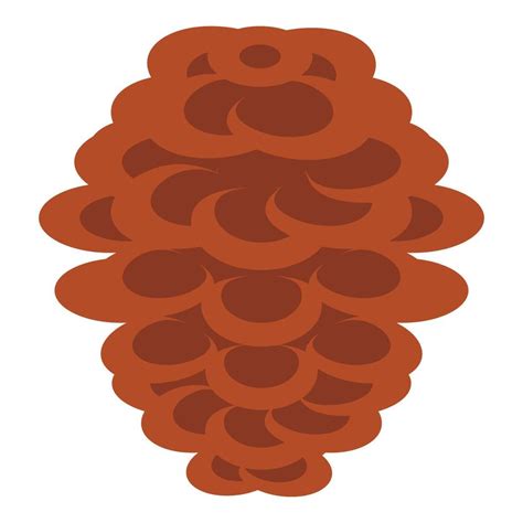 Autumn Pine Cone Icon Isometric Style 15681518 Vector Art At Vecteezy