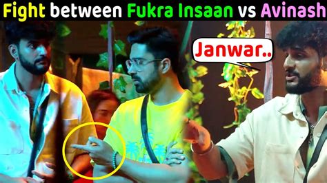 Fight Between Fukra Insaan Abhishek Vs Avinash At Bigg Boss OTT 2