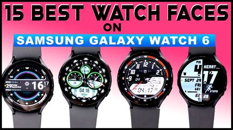 Best Watch Faces For Samsung Galaxy Watch 6 😍 Top 15 Samsung Watch 6 Watch Faces ⌚️ Youtube