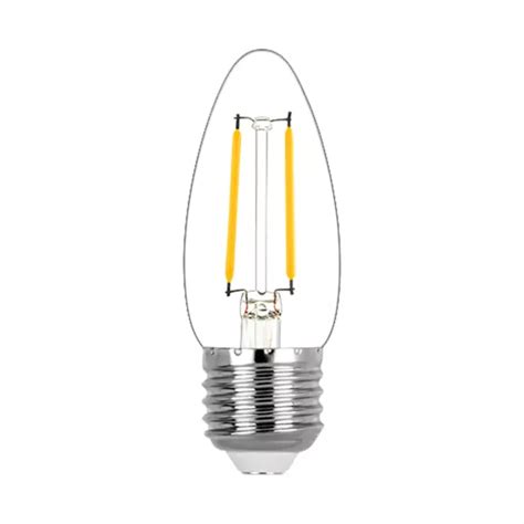 Lâmpada LED Vela Lisa Filamento E27 2700K 2 5W Bivolt Stella STH20300