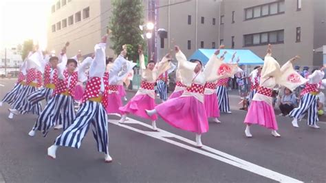 さぬき踊らんな連 銭形よさこい2018中央町会場 Youtube