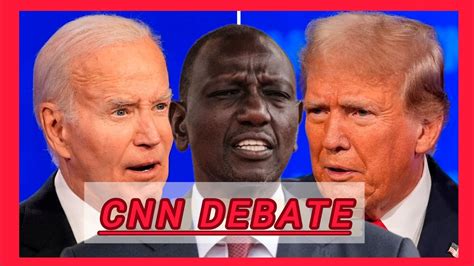 Ruto Terrified Panic In Statehouse As Biden Trump Presidential Debate