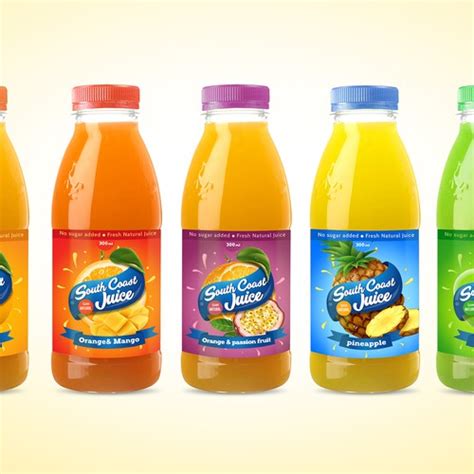 Fresh Juice Label Product Label Contest