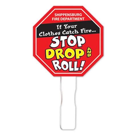 Stop Drop Roll Printable