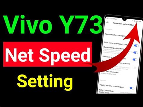 Vivo Y73 Mobile Me Net Speed Show Kaise Karen How To Show Net Speed