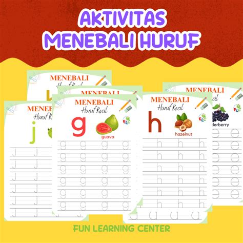 Jual Aktivitas Edukasi Menebali Huruf Anak Paud Tk Shopee Indonesia