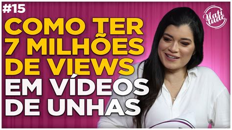 ELA SE DEDICOU E SE TORNOU UMA INFLUENCER DE UNHAS MUITO CONHECIDA