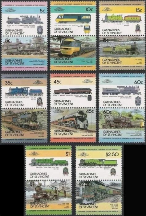 Study Of The Leaders Of The World Automobiles And Locomotives Stamp