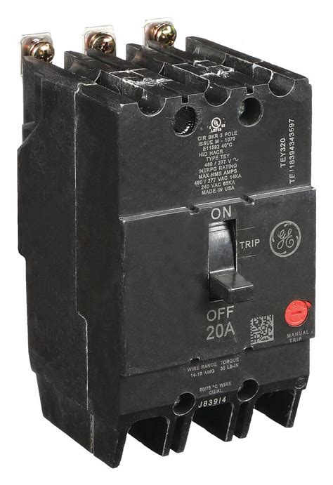 Ge A Amps Ka At V Ac Molded Case Circuit Breaker Hxe