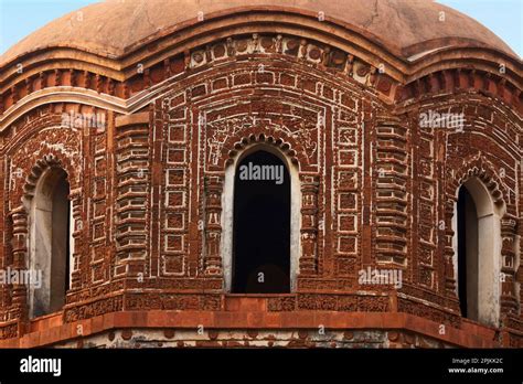 Temple Dome Of Pancha Ratna Shyam Rai Temple Bishnupur West Bengal