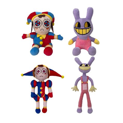 The Amazing Digital Circus Peluche Pomni E Jax Clown Coniglio Farcito