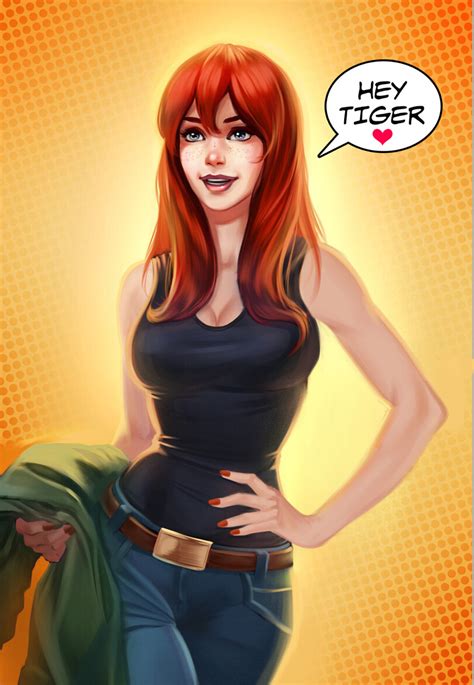 ﻿ИВУ тгевк Mary Jane Watson Мэри Джейн Уотсон Marvel