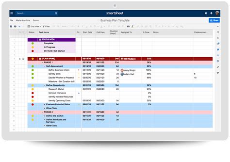 Simple Business Plan Template Excel - Professional Template Inspiration