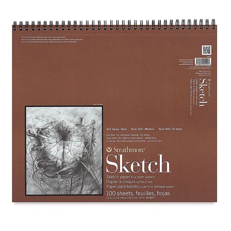 Strathmore Series Sketch Pad X Spiral Bound Side