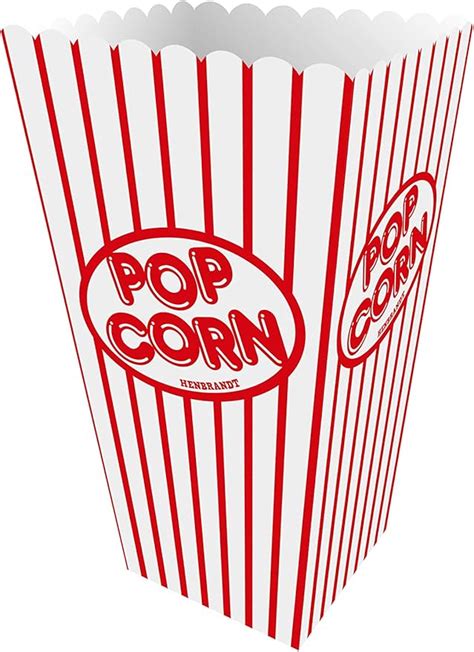 Henbrandt St Ck Popcorn Boxen Popcornt Ten Rot Pappe F R Snacks