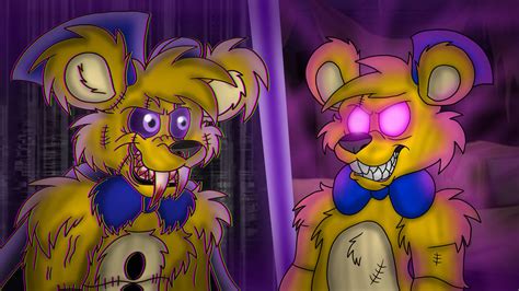 Fredbear Golden Vins Vs Fredbear Tony Crynight By Mondewebcom On Deviantart