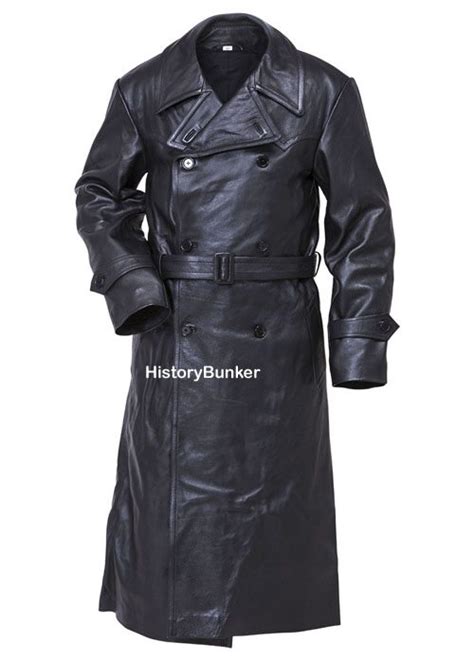 Ww2 Gestapo Leather Trench Coat The History Bunker Ltd