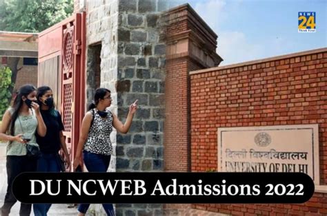 Du Ncweb Admission 2022 Pg Admission Schedule Releases