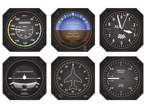 6 Basic Flight Instruments