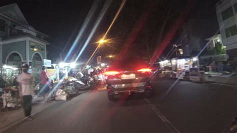 Suasana Malam Di Jalan Merdeka Pontianak Khas Jualan Sotong Pangkong