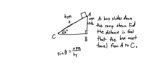 SOLVED The Picture Below Shows A Box Sliding Down A Ramp A Right