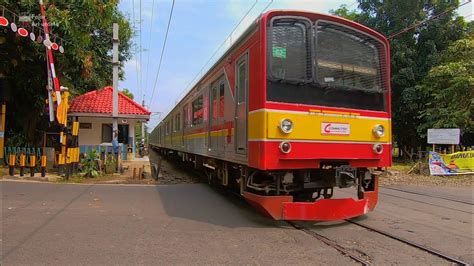 RUSAK Perlintasan Kereta Api Krl Bendi Tanah Kusir YouTube