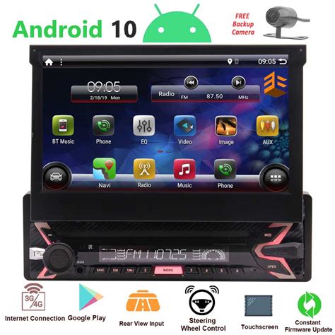 Car Vehicle Electronics Audio Hikity Android Single Din Car Stereo 7