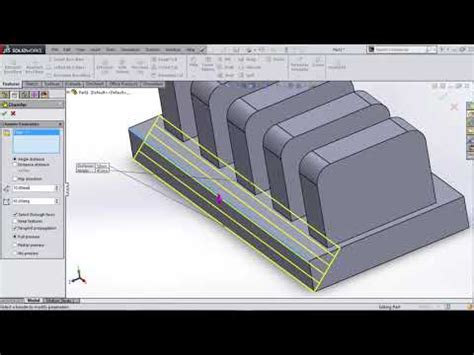 Sp 5Modelling Simple Solids Using Solidworks 5 Chamfer FIllet