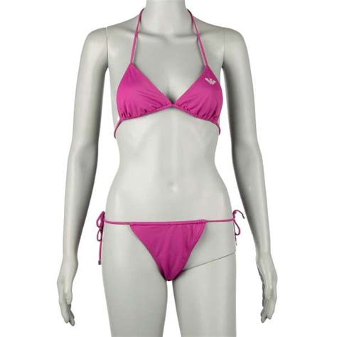 Emporio Armani Gepolsterter Triangel Bikini Mit Logo Pink FASHION ROOMS