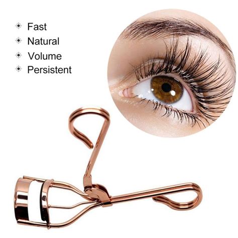 Cheap Eyelashes Curlers Nature Curl Steel False Eyelashes Rose Gold