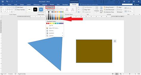 How To Insert Edit Shapes In Microsoft Word 2016