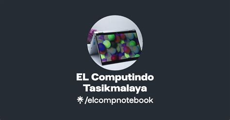 El Computindo Tasikmalaya Instagram Tiktok Linktree