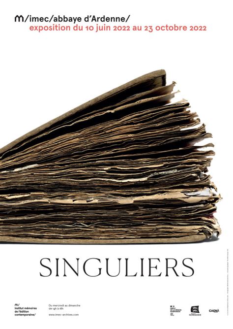 Institut Mémoires de lédition contemporaine Singuliers