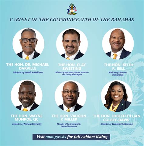 Cabinet Ministers Of The Commonwealth Of The Bahamas Office Of The