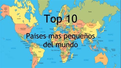 Top 10 De Paises Mas Pequenos Del Mundo YouTube