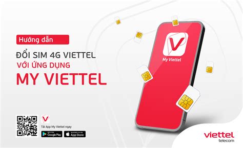 Hướng dẫn đổi sim 4G Viettel trên ứng dụng My Viettel