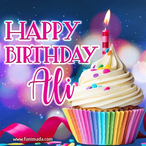 Happy Birthday Ali Lovely Animated 