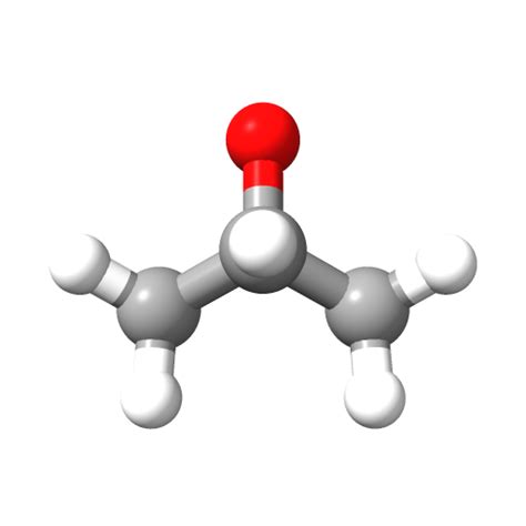 Isopropyl Alcohol Ball And Stick Model