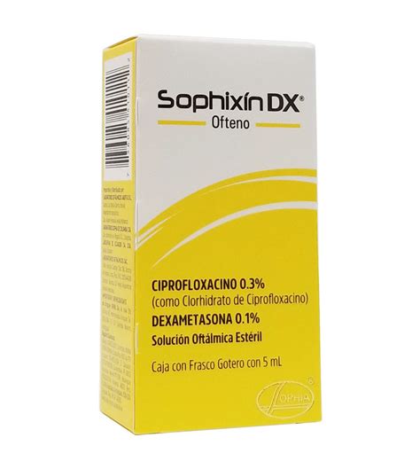 Sophixin Dx Soluci N Oft Lmica Farmaciard