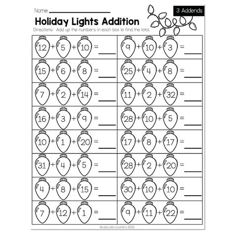 Free Winter Math Worksheet For 2nd Graders Download Free Winter Math Worksheet For 2nd Graders