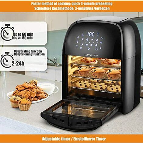 XXXL 8en1 Freidora Sin Aceite 12 L 10 Accesorios 1800 W 8